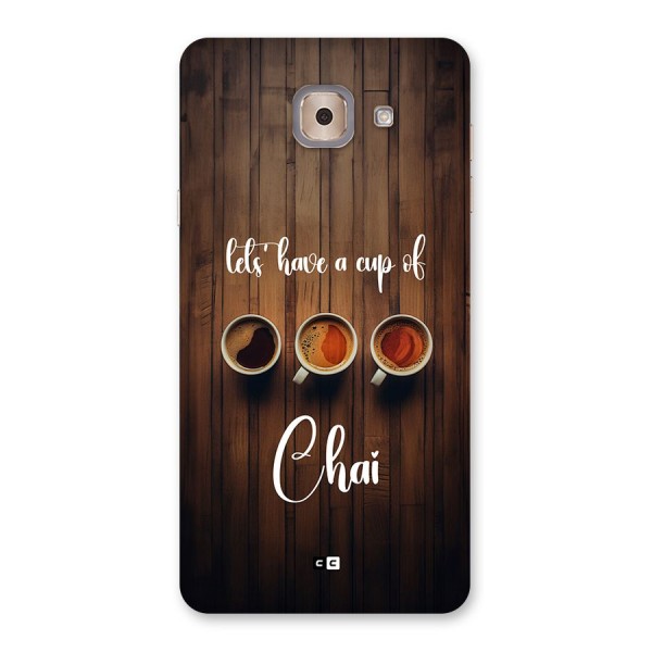 Lets Have A Cup Of Chai Back Case for Galaxy J7 Max
