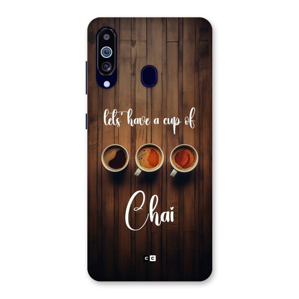 Lets Have A Cup Of Chai Back Case for Galaxy M40
