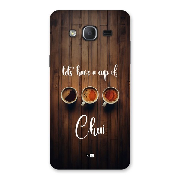 Lets Have A Cup Of Chai Back Case for Galaxy On7 Pro