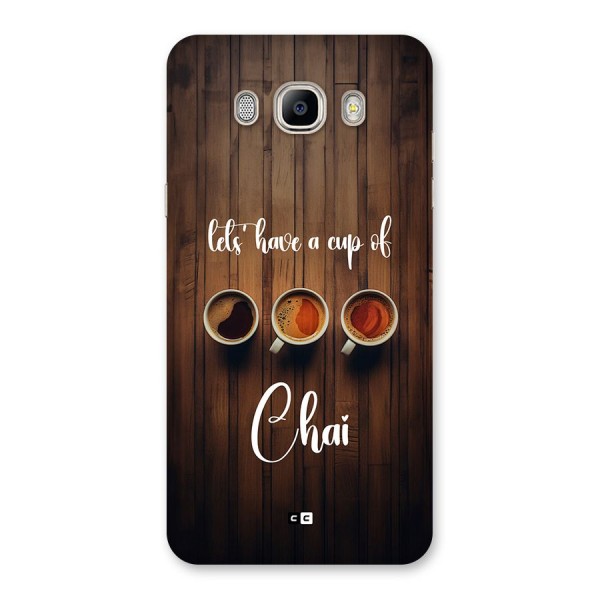 Lets Have A Cup Of Chai Back Case for Galaxy On8