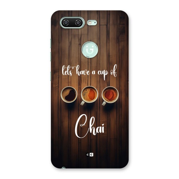 Lets Have A Cup Of Chai Back Case for Gionee S10