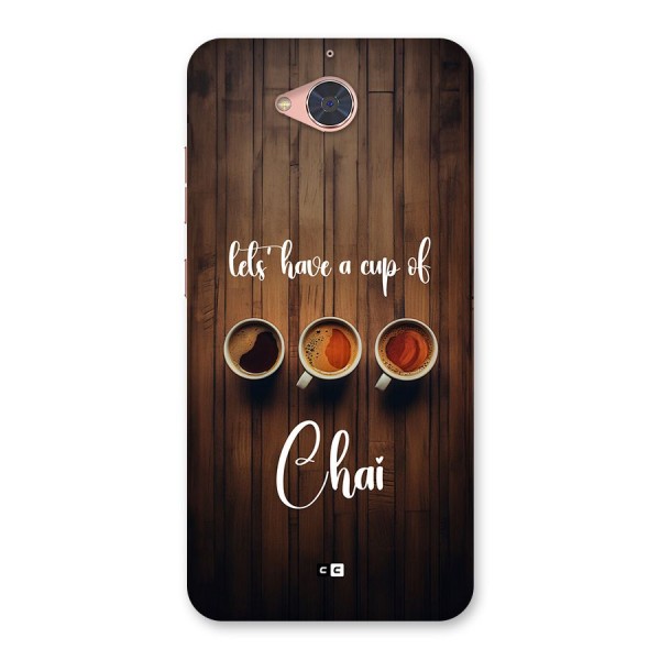 Lets Have A Cup Of Chai Back Case for Gionee S6 Pro