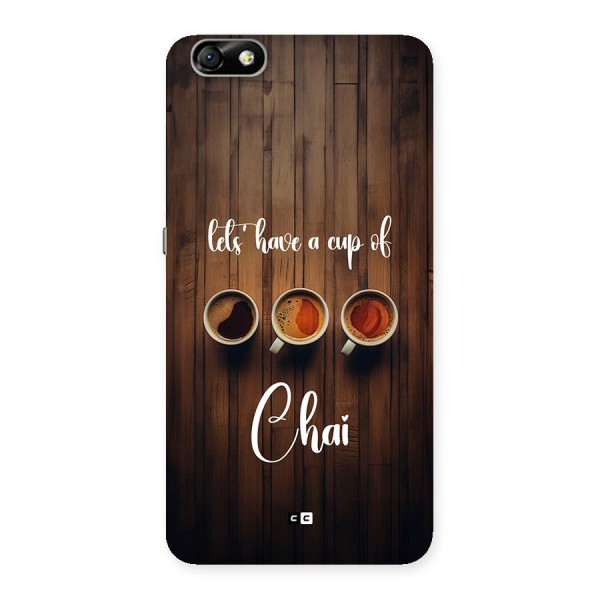 Lets Have A Cup Of Chai Back Case for Honor 4X