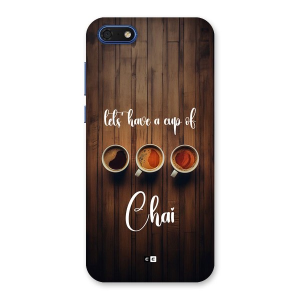 Lets Have A Cup Of Chai Back Case for Honor 7s