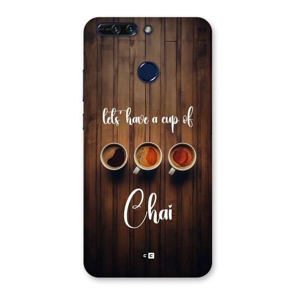 Lets Have A Cup Of Chai Back Case for Honor 8 Pro