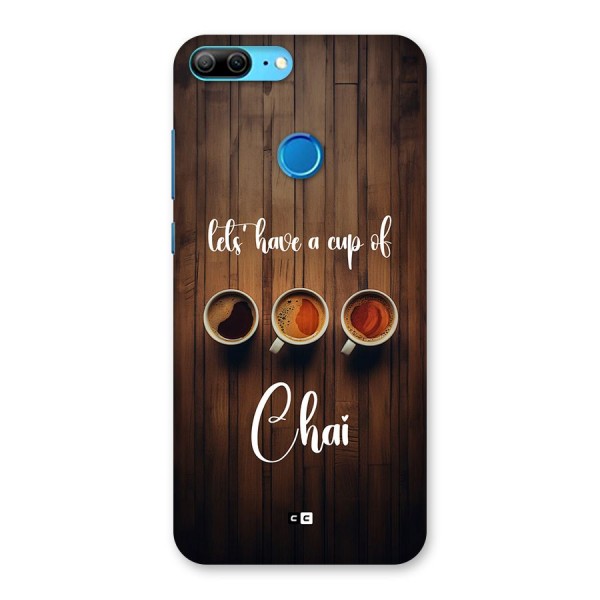 Lets Have A Cup Of Chai Back Case for Honor 9 Lite