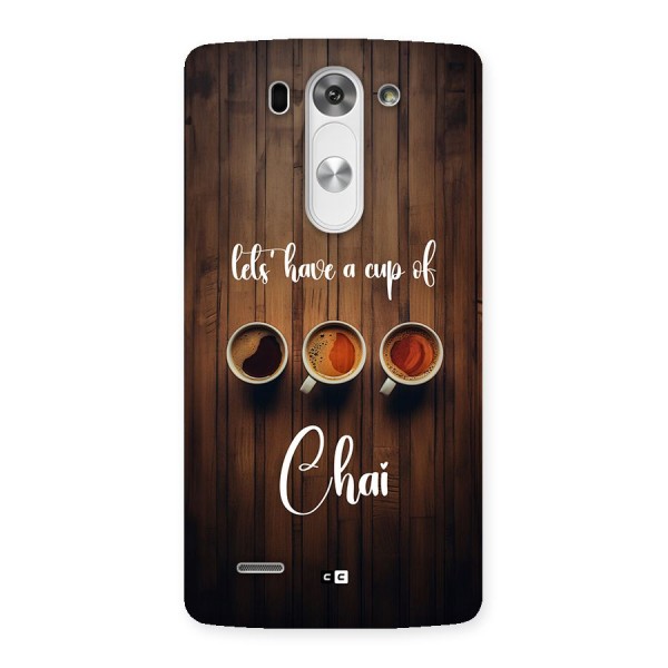 Lets Have A Cup Of Chai Back Case for LG G3 Mini