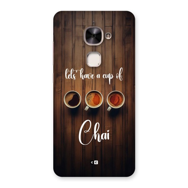 Lets Have A Cup Of Chai Back Case for Le 2