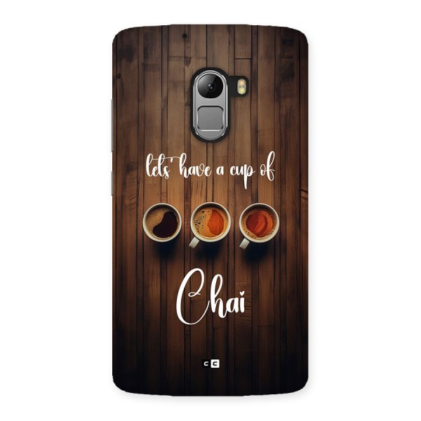 Lets Have A Cup Of Chai Back Case for Lenovo K4 Note