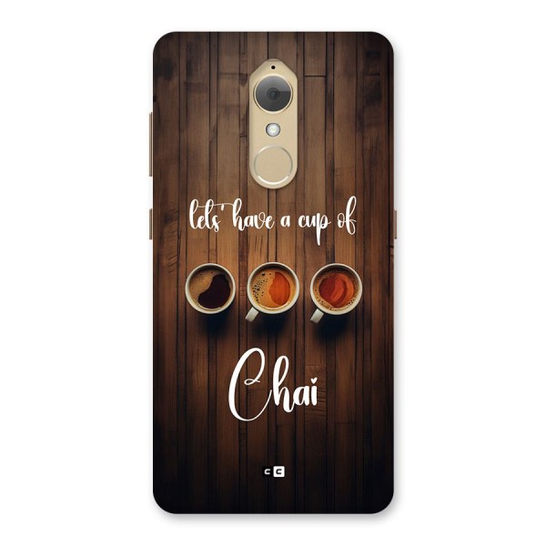 Lets Have A Cup Of Chai Back Case for Lenovo K8