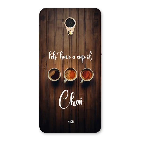 Lets Have A Cup Of Chai Back Case for Lenovo P2