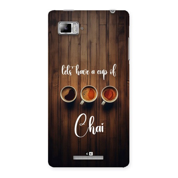 Lets Have A Cup Of Chai Back Case for Lenovo Vibe Z K910