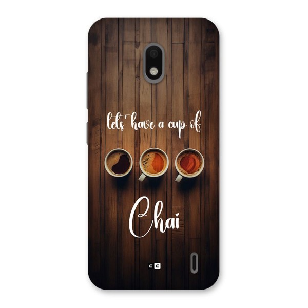Lets Have A Cup Of Chai Back Case for Nokia 2.2
