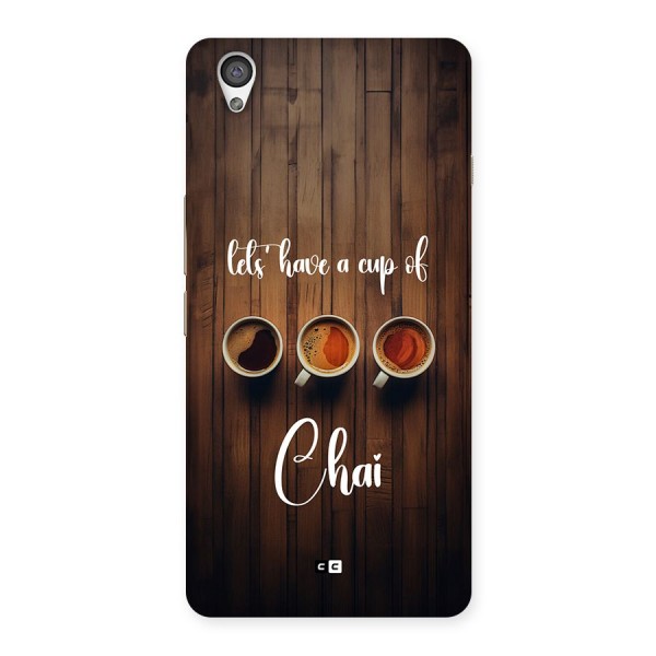 Lets Have A Cup Of Chai Back Case for OnePlus X