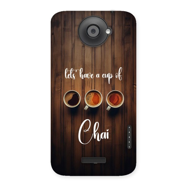 Lets Have A Cup Of Chai Back Case for One X