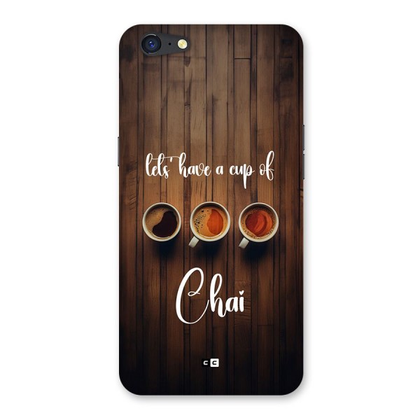 Lets Have A Cup Of Chai Back Case for Oppo A71