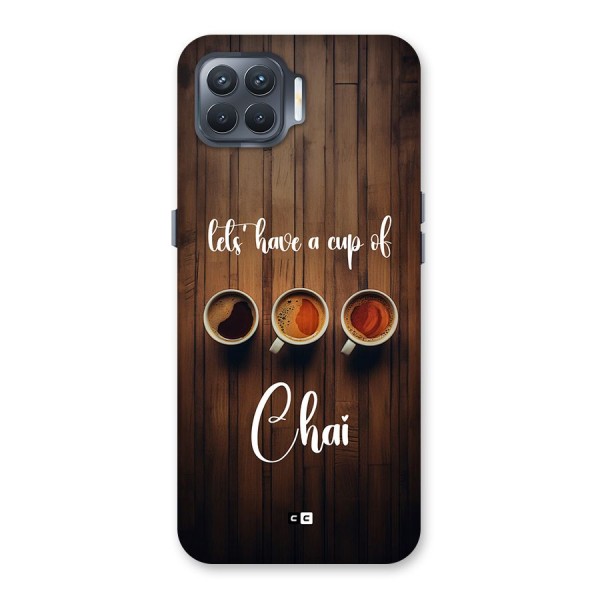Lets Have A Cup Of Chai Back Case for Oppo F17 Pro
