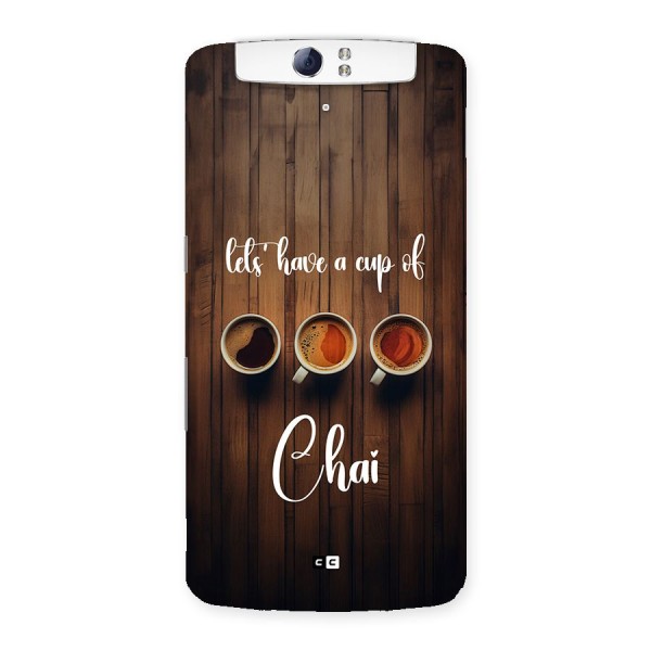Lets Have A Cup Of Chai Back Case for Oppo N1