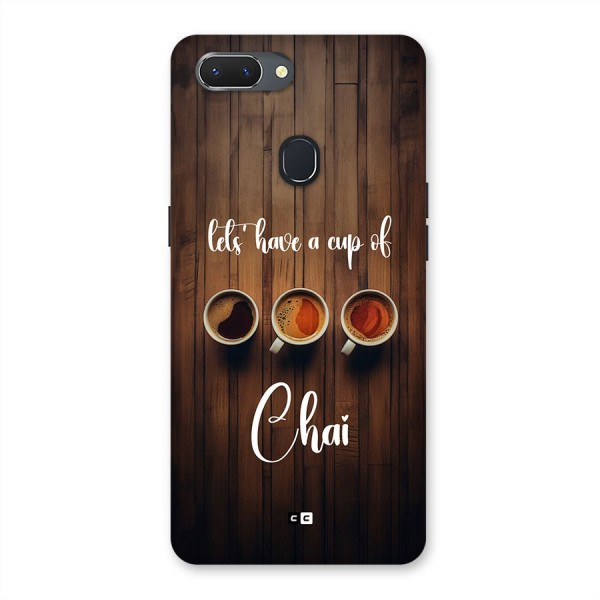 Lets Have A Cup Of Chai Back Case for Realme 2