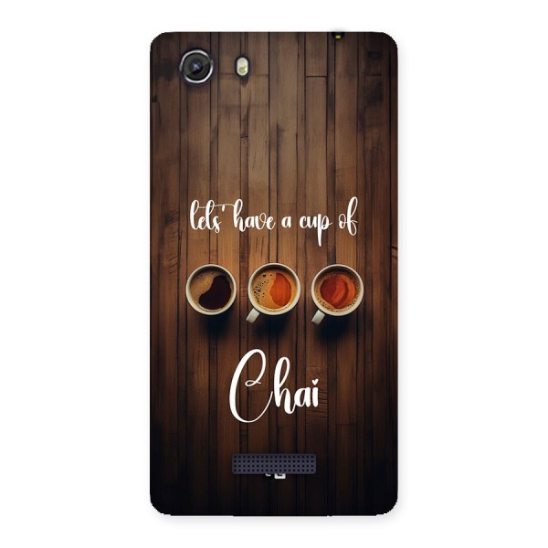 Lets Have A Cup Of Chai Back Case for Unite 3