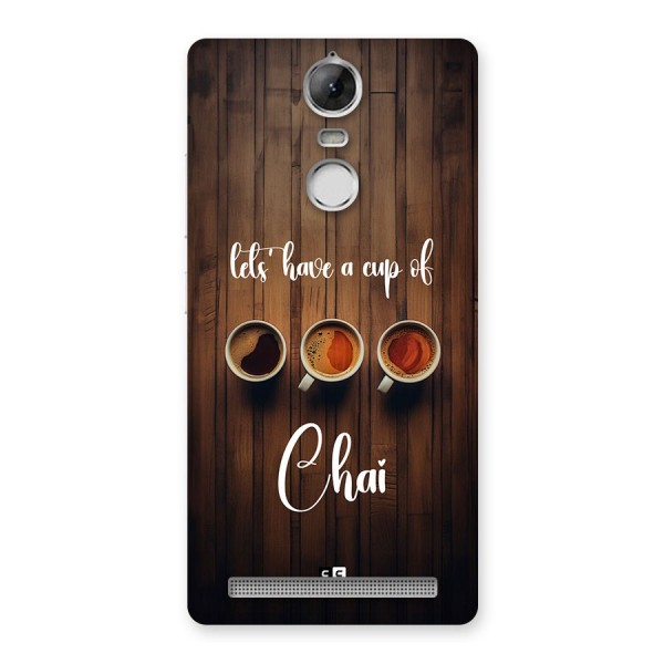 Lets Have A Cup Of Chai Back Case for Vibe K5 Note