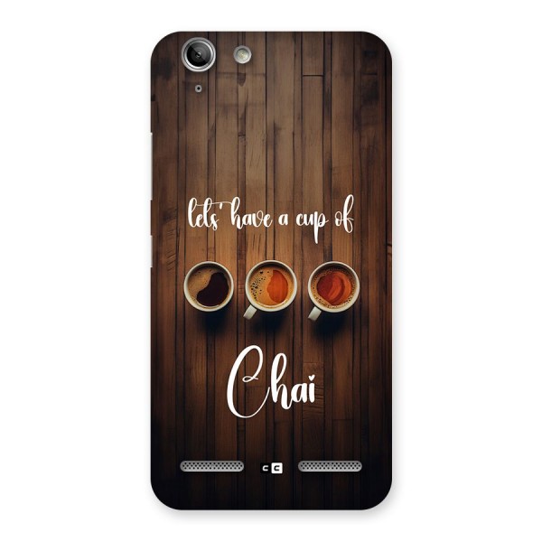 Lets Have A Cup Of Chai Back Case for Vibe K5 Plus