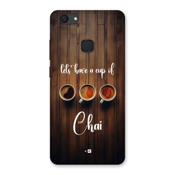 Lets Have A Cup Of Chai Back Case for Vivo V7 Plus