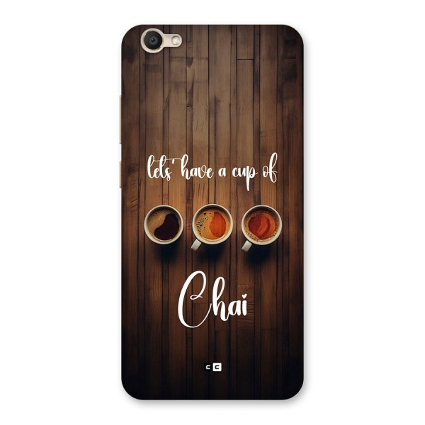Lets Have A Cup Of Chai Back Case for Vivo Y67
