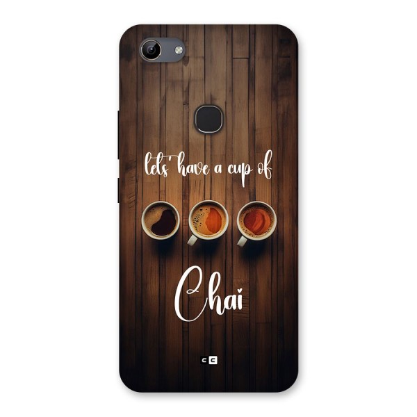 Lets Have A Cup Of Chai Back Case for Vivo Y81