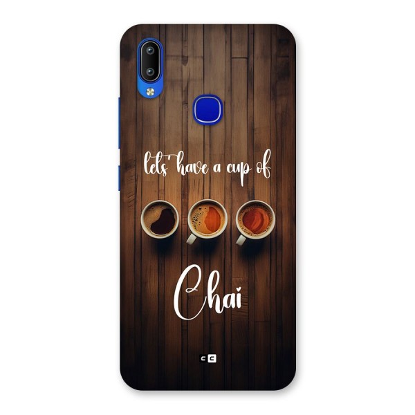 Lets Have A Cup Of Chai Back Case for Vivo Y91