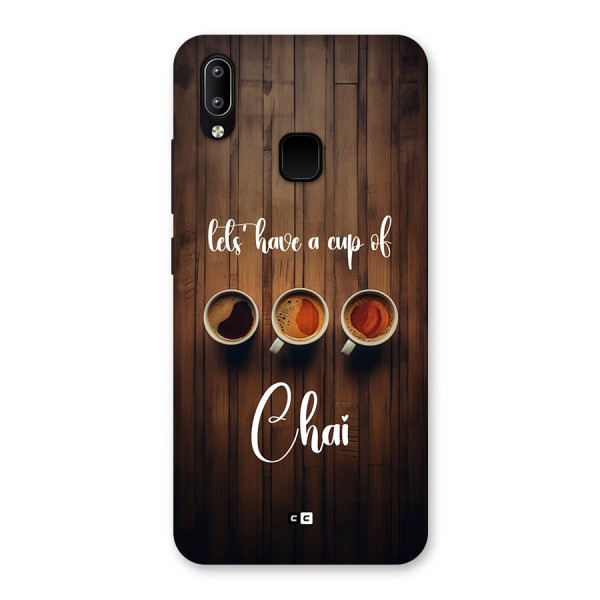 Lets Have A Cup Of Chai Back Case for Vivo Y93