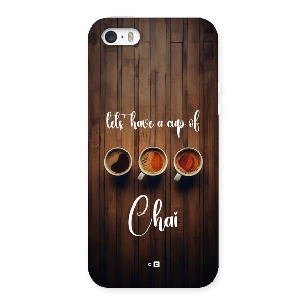 Lets Have A Cup Of Chai Back Case for iPhone 5 5s