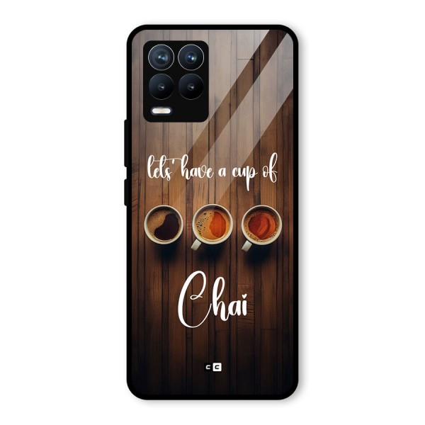 Lets Have A Cup Of Chai Glass Back Case for Realme 8 Pro