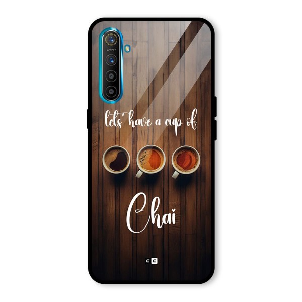 Lets Have A Cup Of Chai Glass Back Case for Realme X2