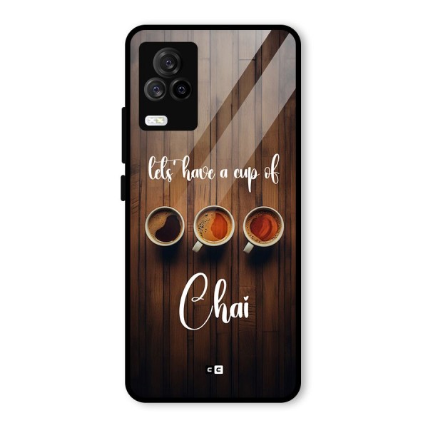 Lets Have A Cup Of Chai Glass Back Case for Vivo iQOO 7 Legend 5G