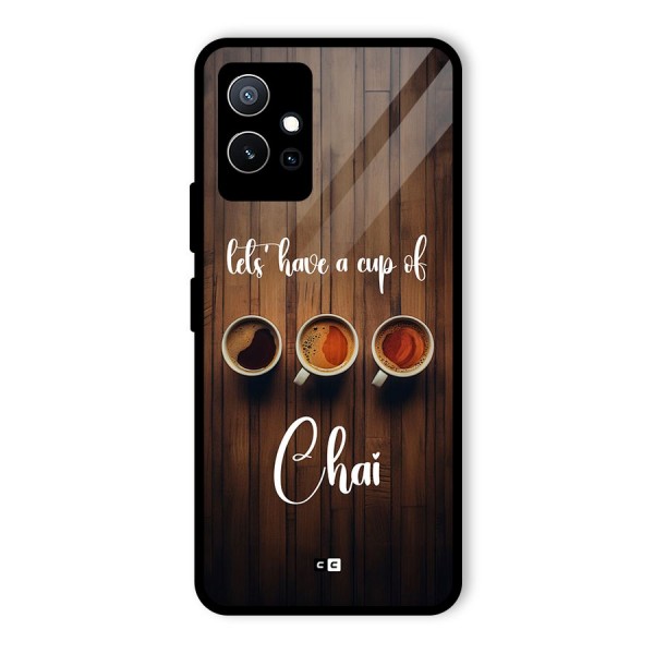 Lets Have A Cup Of Chai Glass Back Case for Vivo iQOO Z6