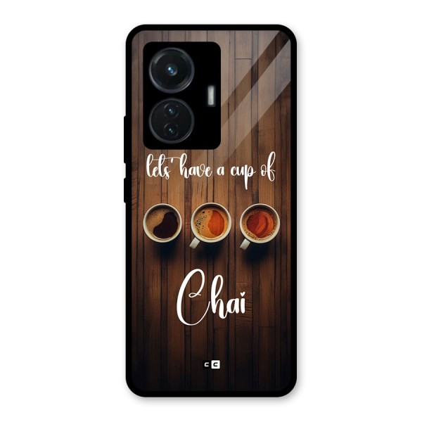 Lets Have A Cup Of Chai Glass Back Case for iQOO Z6 44W