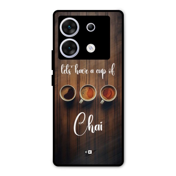 Lets Have A Cup Of Chai Metal Back Case for Infinix Zero 30 5G