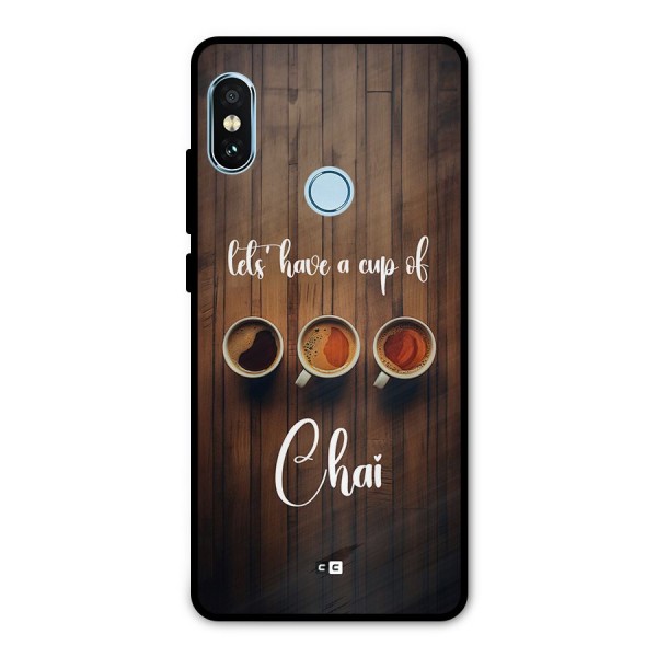 Lets Have A Cup Of Chai Metal Back Case for Redmi Note 5 Pro