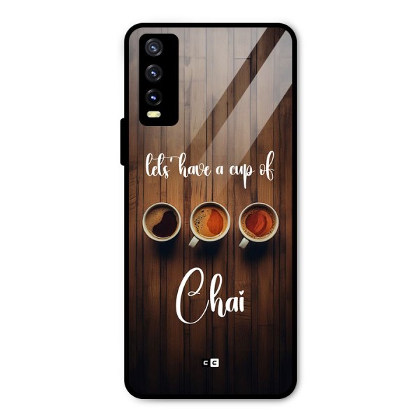 Lets Have A Cup Of Chai Metal Back Case for Vivo Y20i
