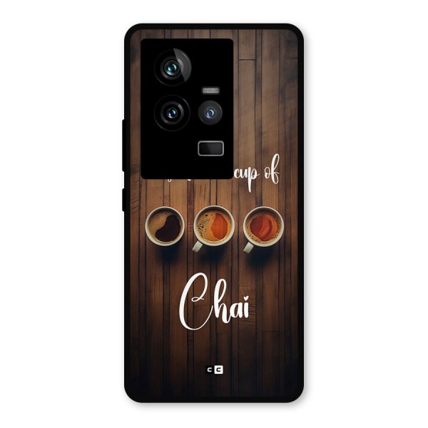 Lets Have A Cup Of Chai Metal Back Case for iQOO 11 5G