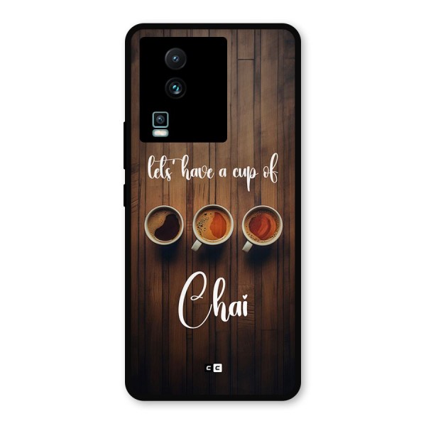 Lets Have A Cup Of Chai Metal Back Case for iQOO Neo 7 Pro