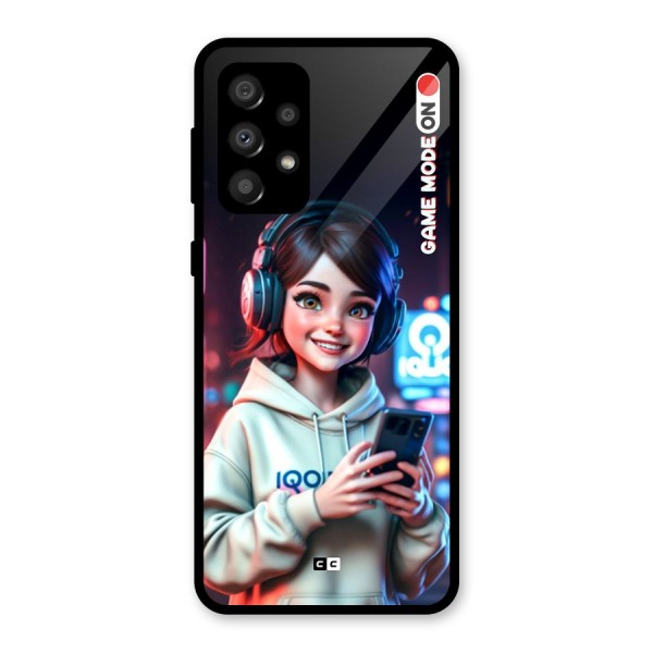 Lets Play Glass Back Case for Galaxy A32