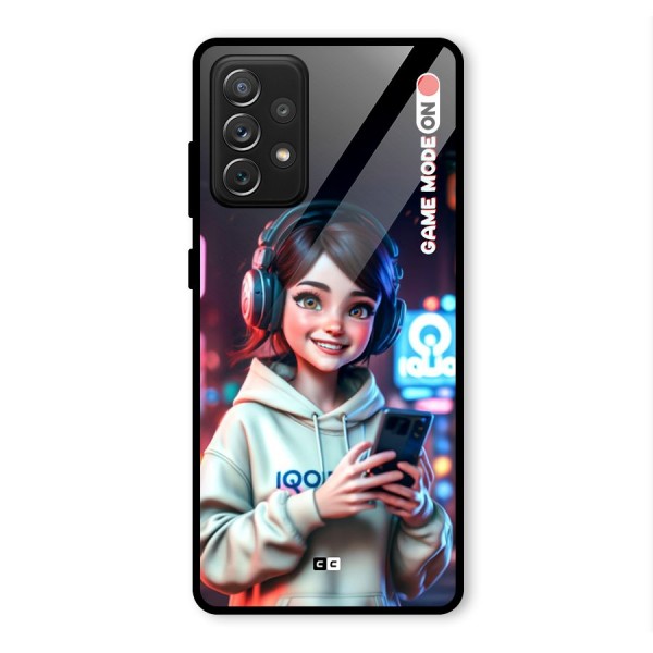 Lets Play Glass Back Case for Galaxy A72