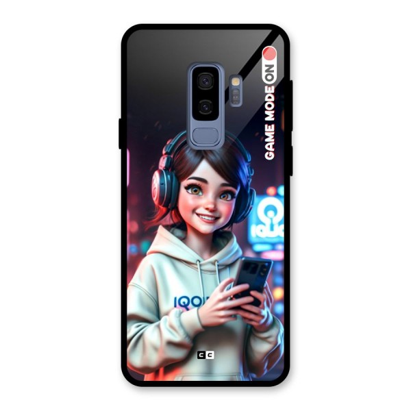 Lets Play Glass Back Case for Galaxy S9 Plus