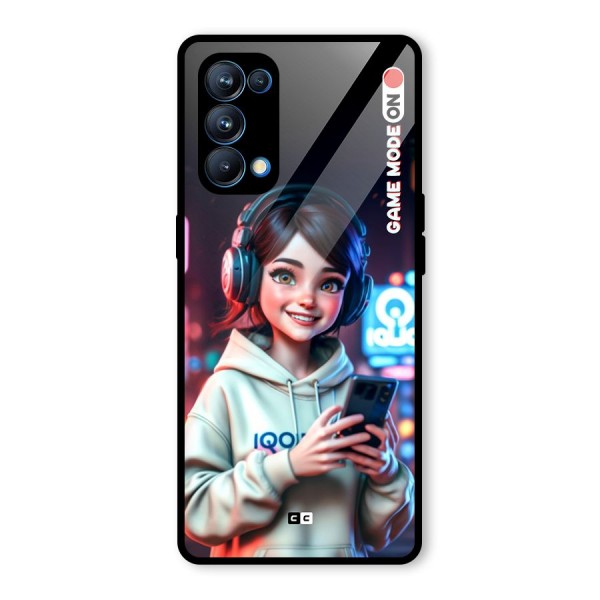 Lets Play Glass Back Case for Oppo Reno5 Pro 5G