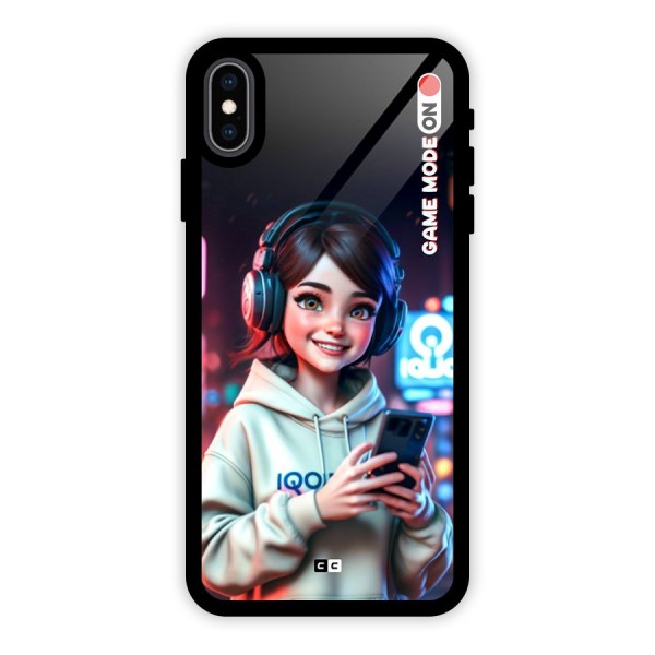 Lets Play Glass Back Case for iPhone XS Max