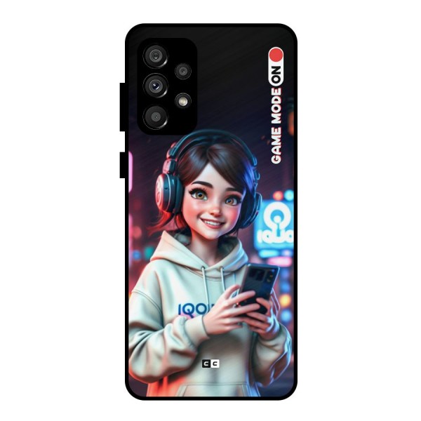 Lets Play Metal Back Case for Galaxy A73 5G