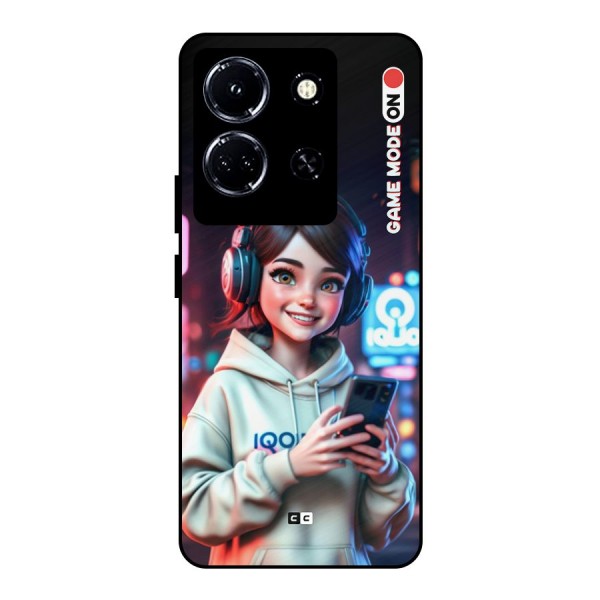 Lets Play Metal Back Case for Infinix Note 30 5G