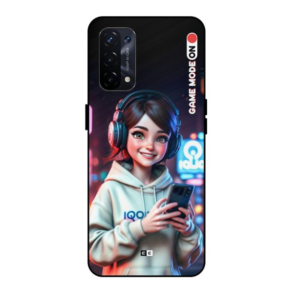 Lets Play Metal Back Case for Oppo A74 5G